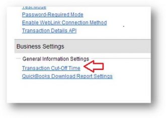 Image of batch cutoff time setting