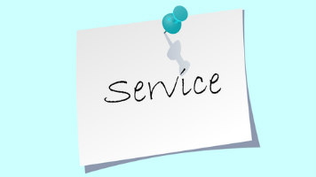 Image of the word "service"