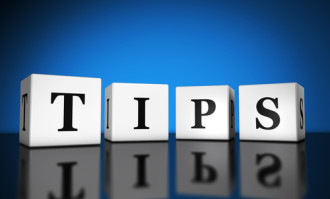 Image of the word "tips" on blocks