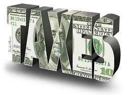 Image of the word Taxes